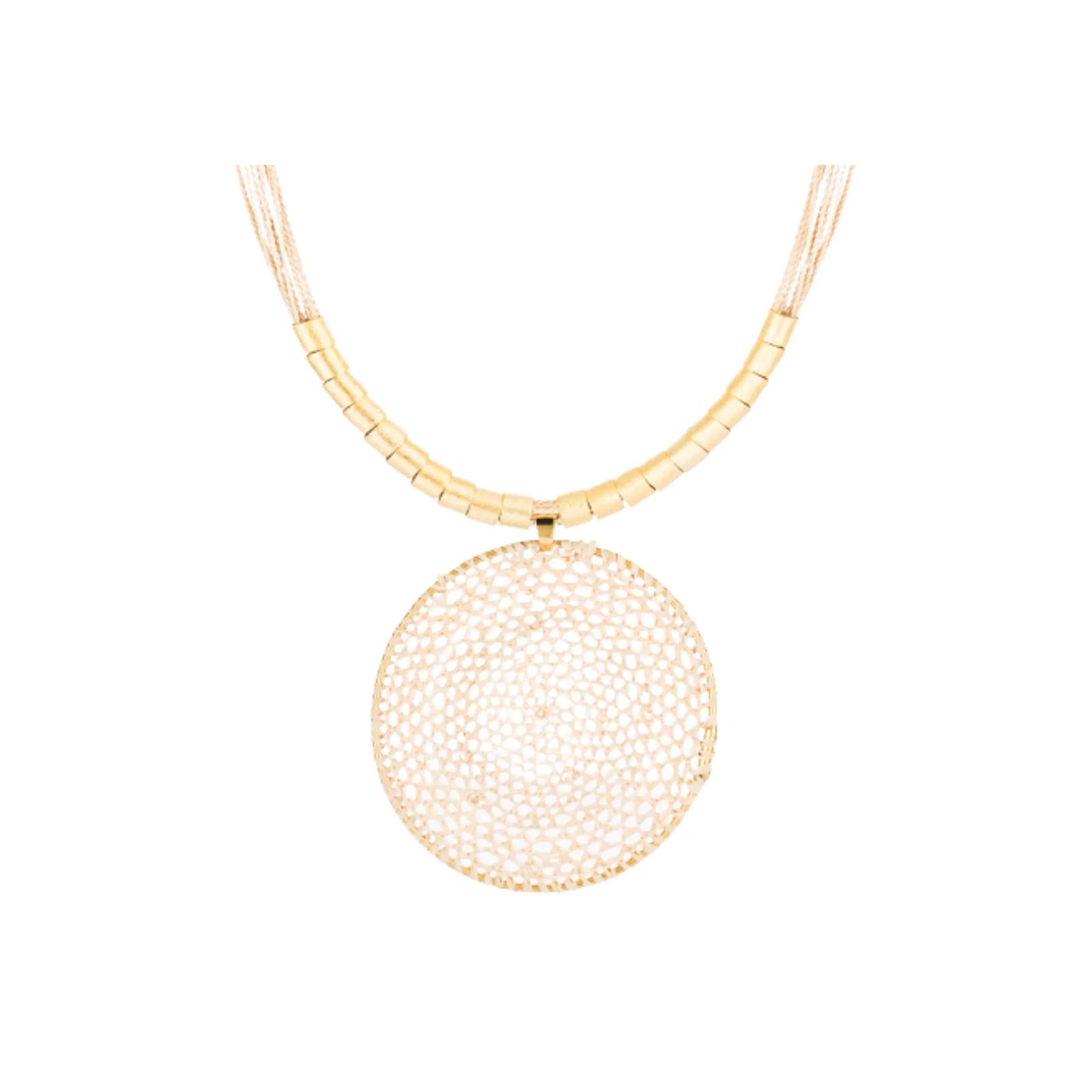 Colar de Teias Metalizadas - Imagem 2