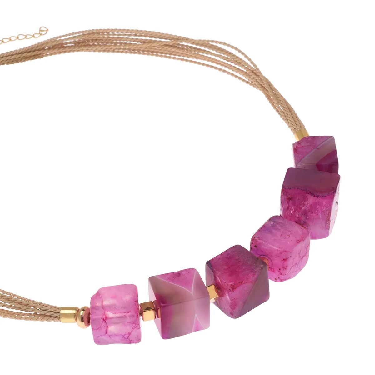 Colar Cubo em Pedraria - Imagem 2