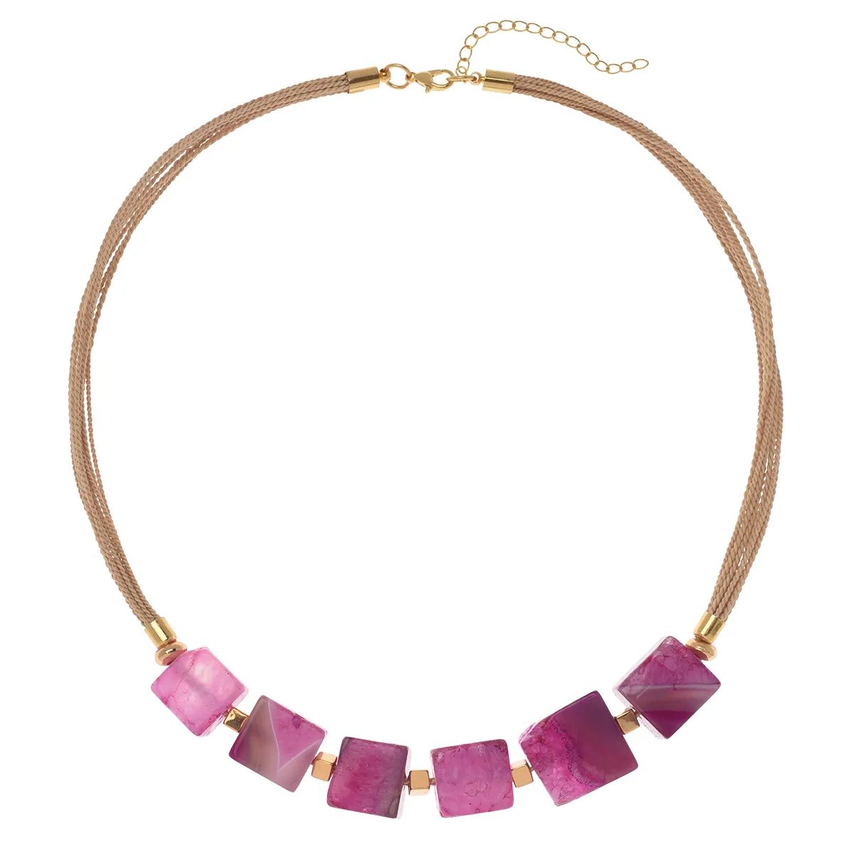 Colar Cubo em Pedraria - Imagem 3