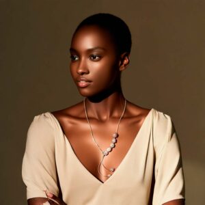 Colar Cascata de Cristais