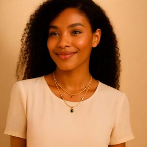 Colar Raiz com Sael Verde